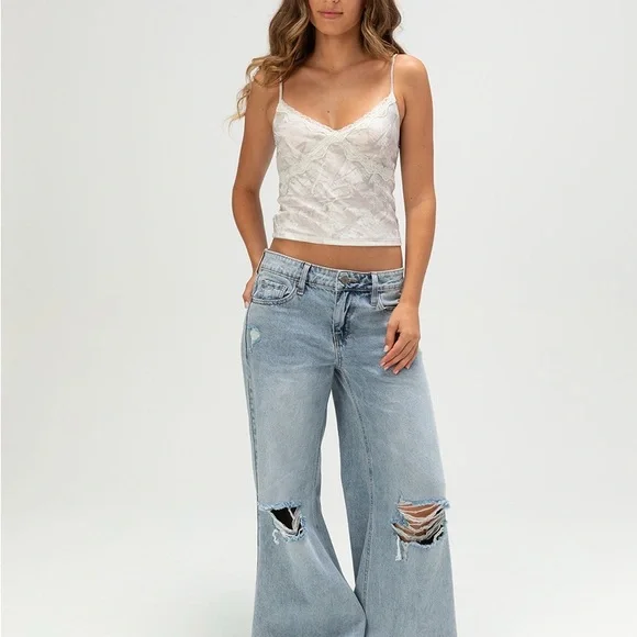 Full Tilt Camo Mesh Womens Cami M - Picture 2 of 9